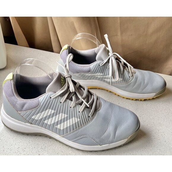 Adidas Traxion Mens Golf Shoes Size 10 Gray White Lightweight Durable Comfort main image 5